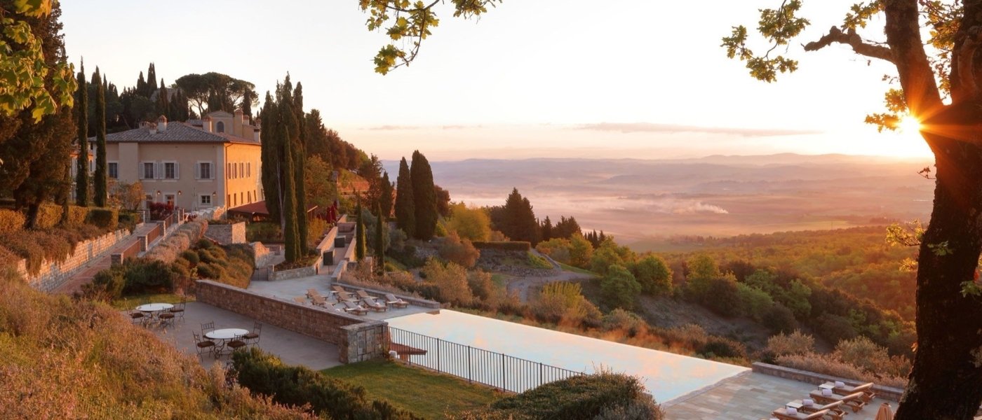 Pool Rosewood Castiglion del Bosco - Wine paths